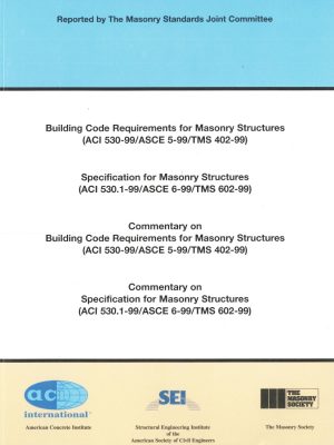 TMS 402/602-99 Building Code Requirements and Specification for Masonry Structures, 1999 (MSJC 1999)