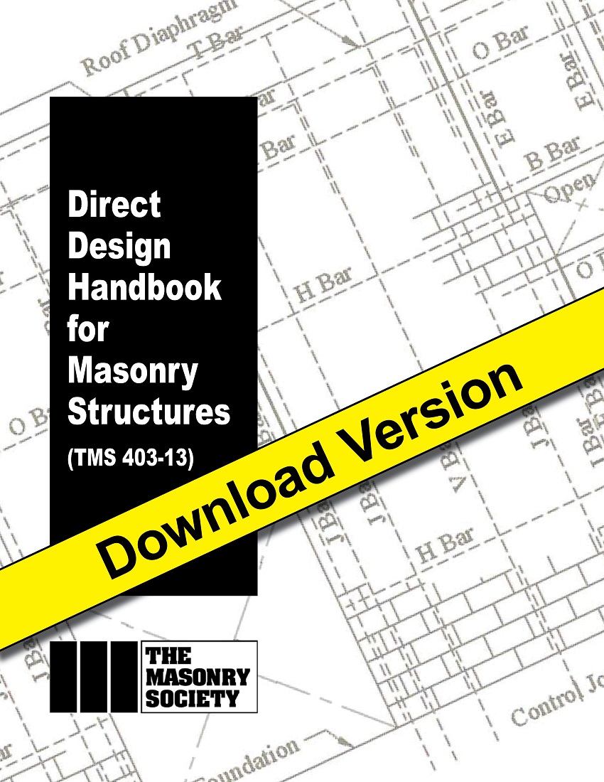Direct Design Handbook for Masonry Structures, 2013 - Download Version