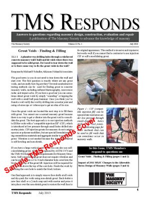 TMS Responds, Vol. 9 No. 1