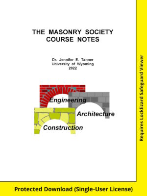 Masonry Course Notes (Based on the 2016 TMS 402/602)
