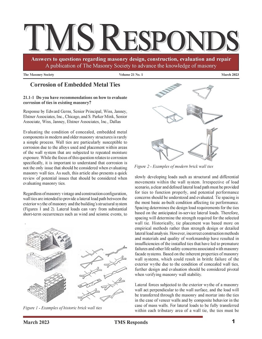 TMS Responds, Vol. 21, No. 1