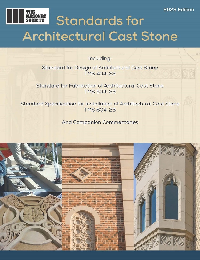 Standards for Architectural Cast Stone, 2023 Edition
