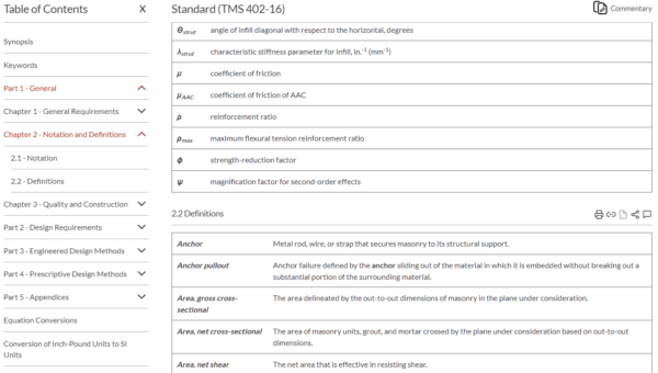 TMS 402/602-22 Online - Annual Subscription - Image 3